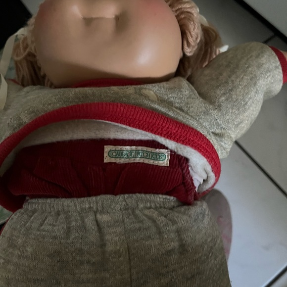 Cabbage Patch Kids Girl Jogger GREEN Eyes Vintage head #3 and #79 - Picture 3 of 4